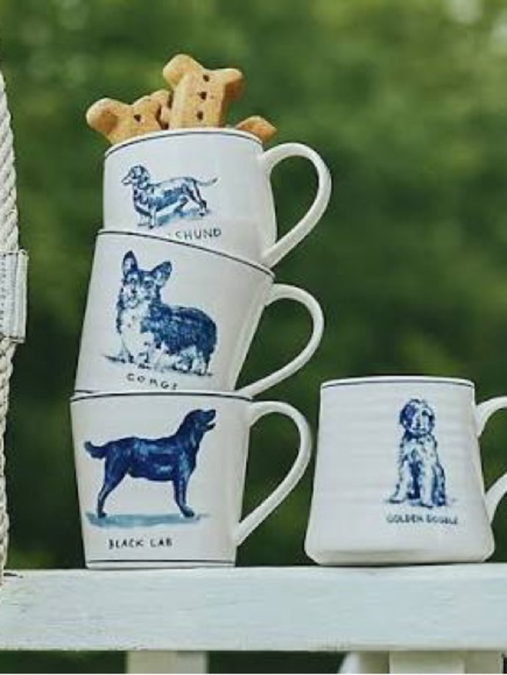 Anthropologie x Molly Hatch Icon Corgi Mug